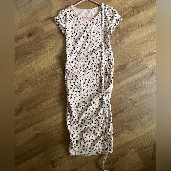 Ingrid & Isabel leopard print stretch maternity dress S - Picture 1 of 5
